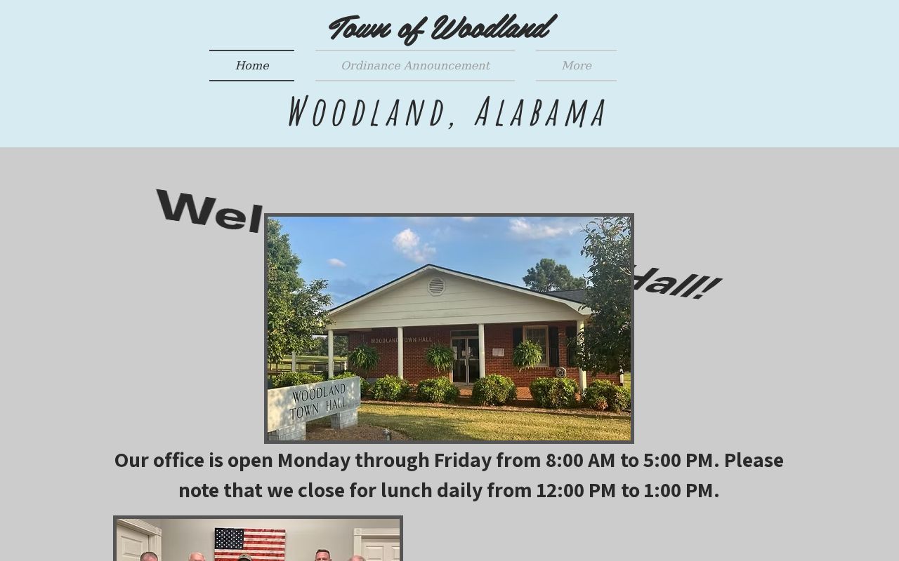 Official Woodland court records town government contact